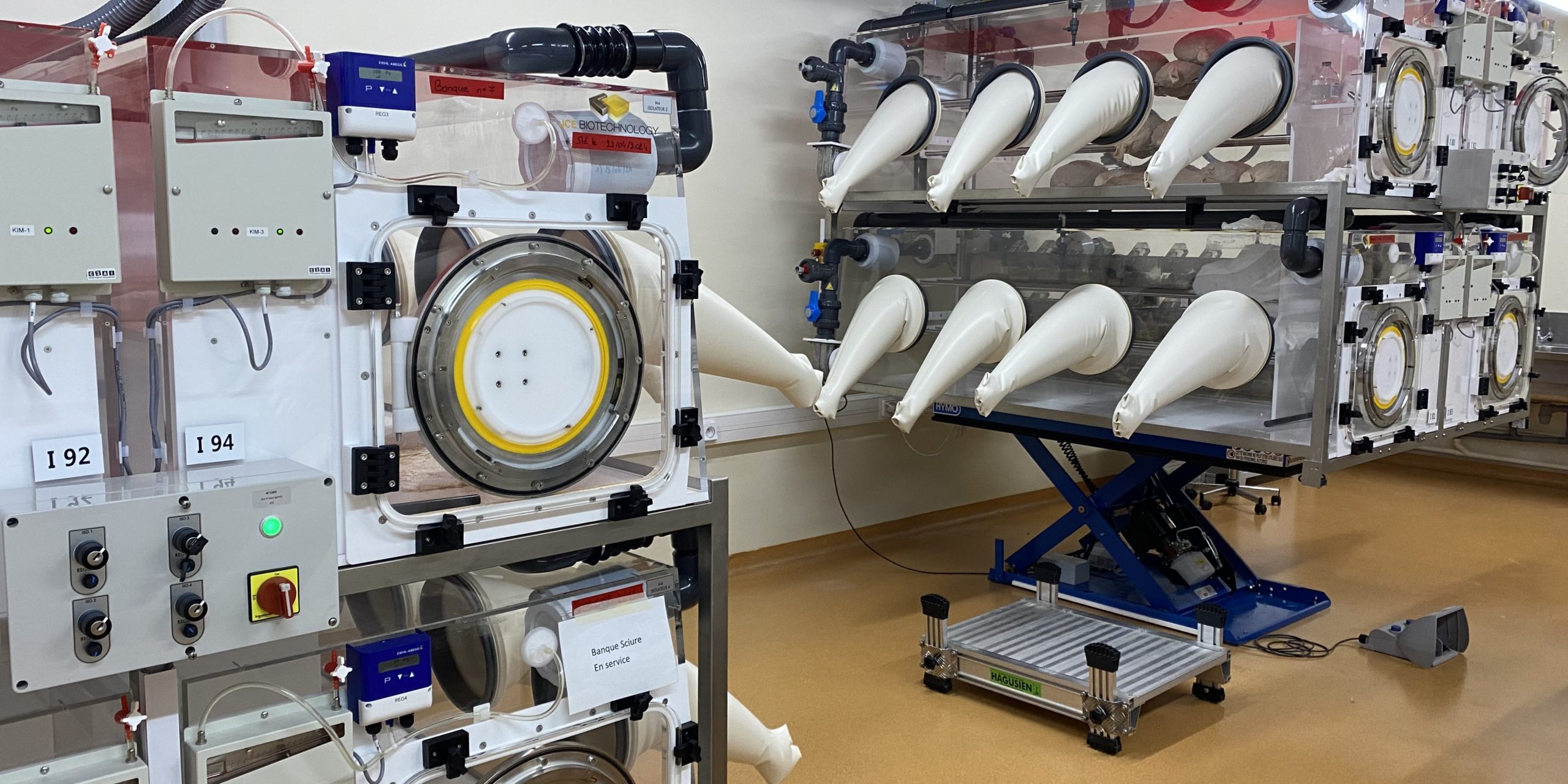 Projet GnotAnima, Isolateurs du Secteur Axénique et Gnotoxénique de l'unité TAAM