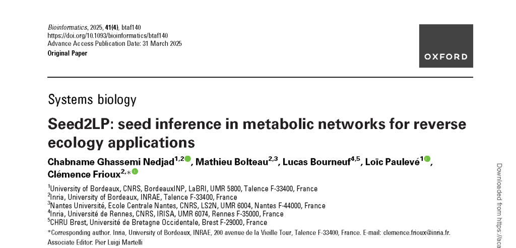 The Cultissimo project publish an article in Bioinformatics.